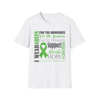 I Wear Green Awareness — Support, Hope & Research T-Shirt