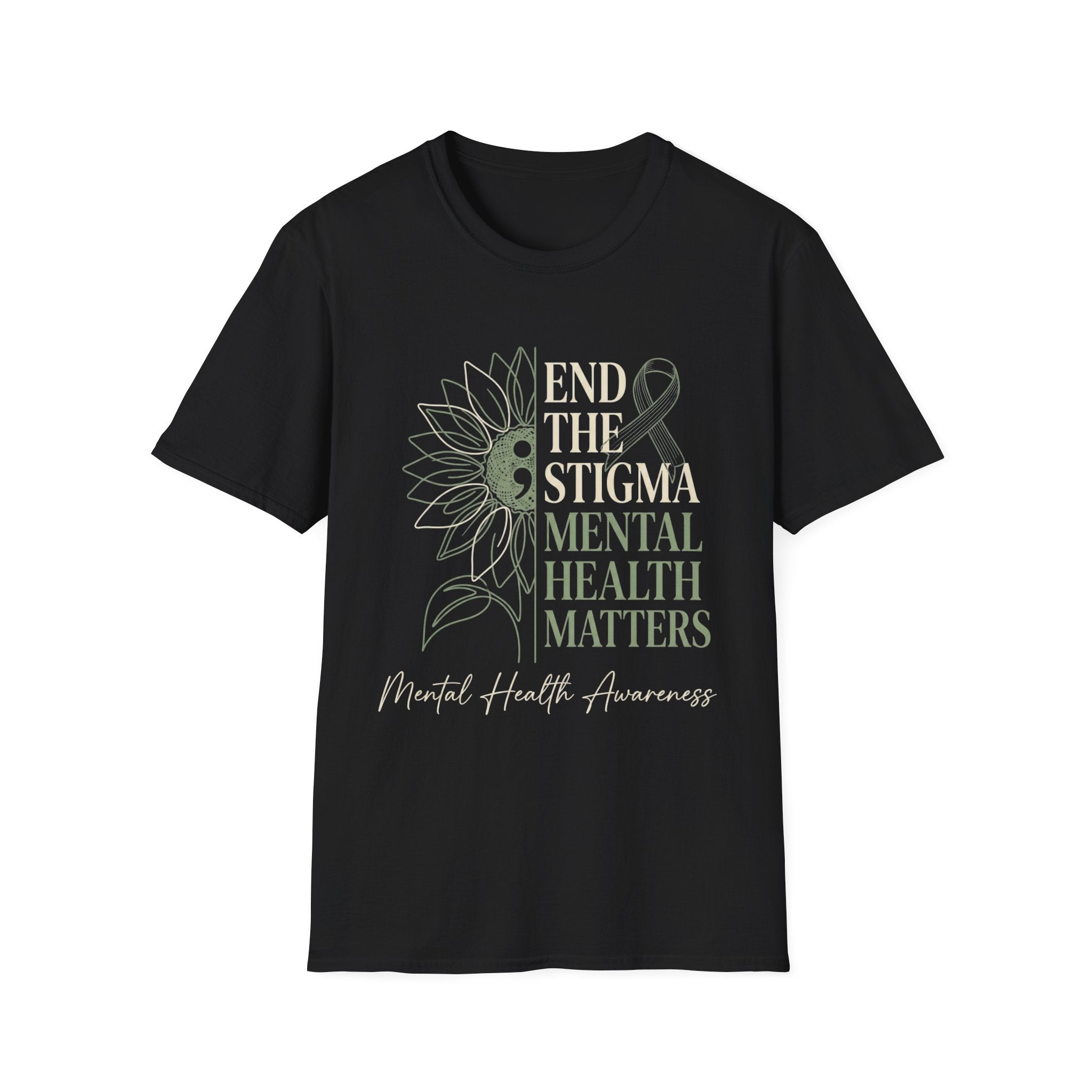 End the Stigma, Mental Health Matters T-Shirt