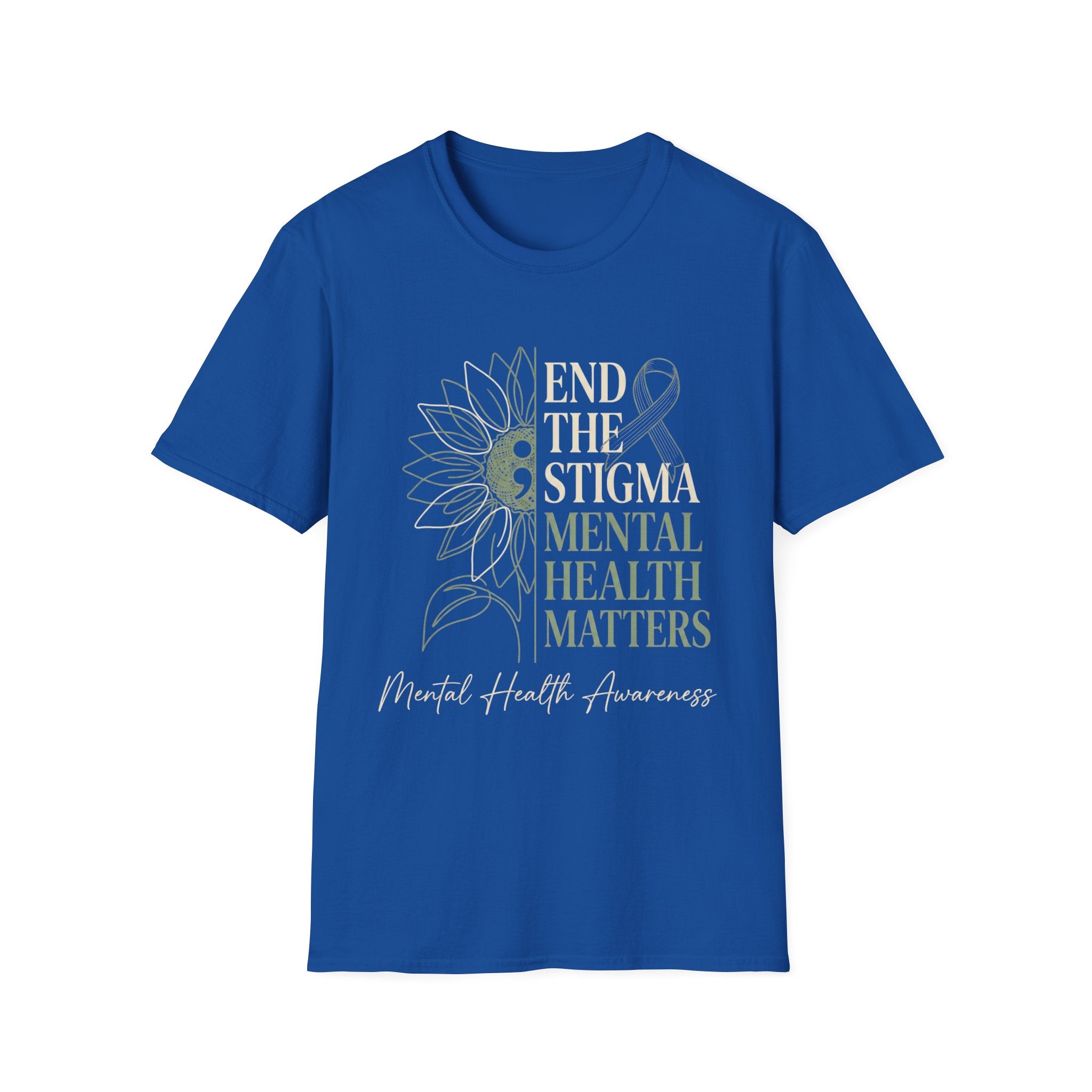 End the Stigma, Mental Health Matters T-Shirt