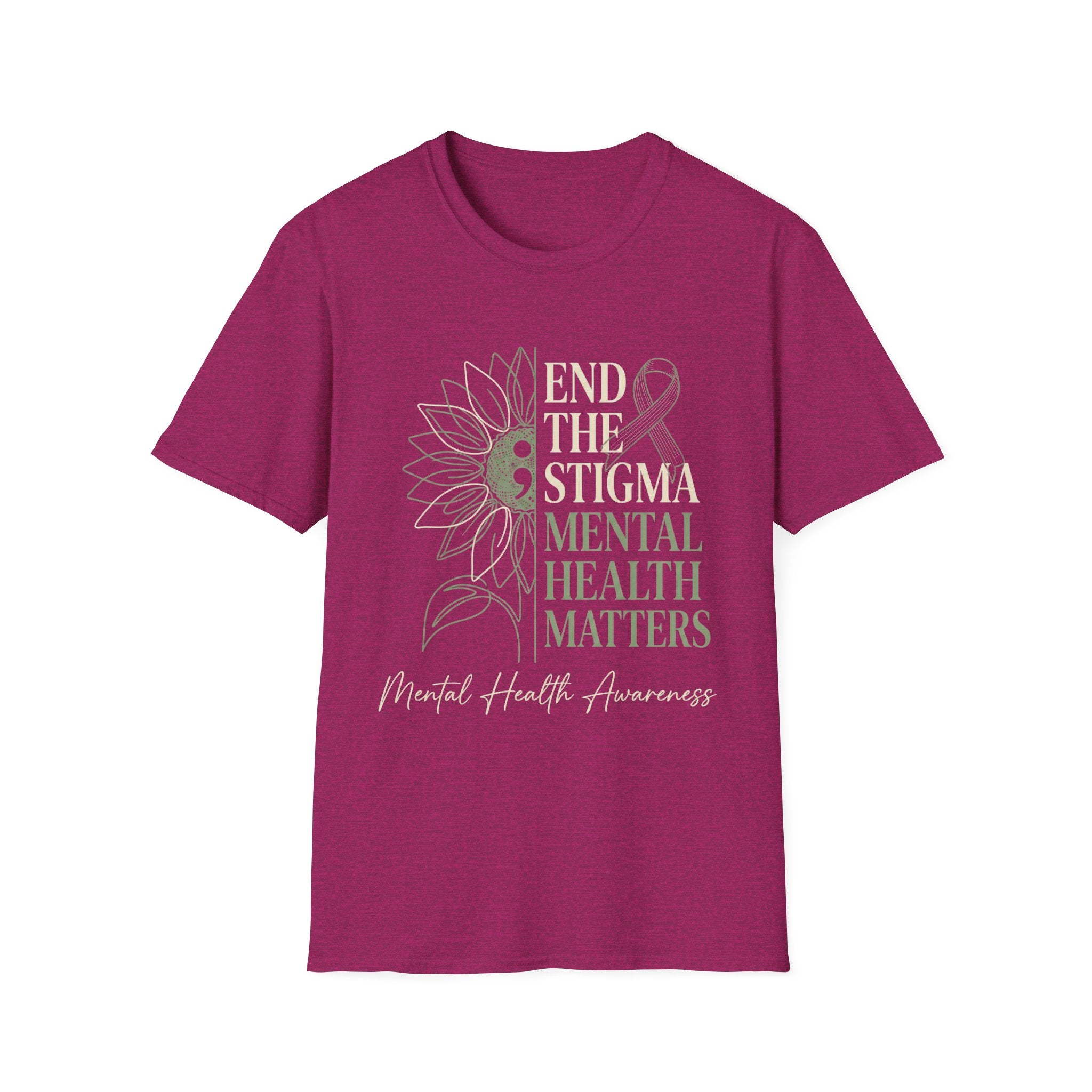 End the Stigma, Mental Health Matters T-Shirt