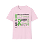 I Wear Green Awareness — Support, Hope & Research T-Shirt