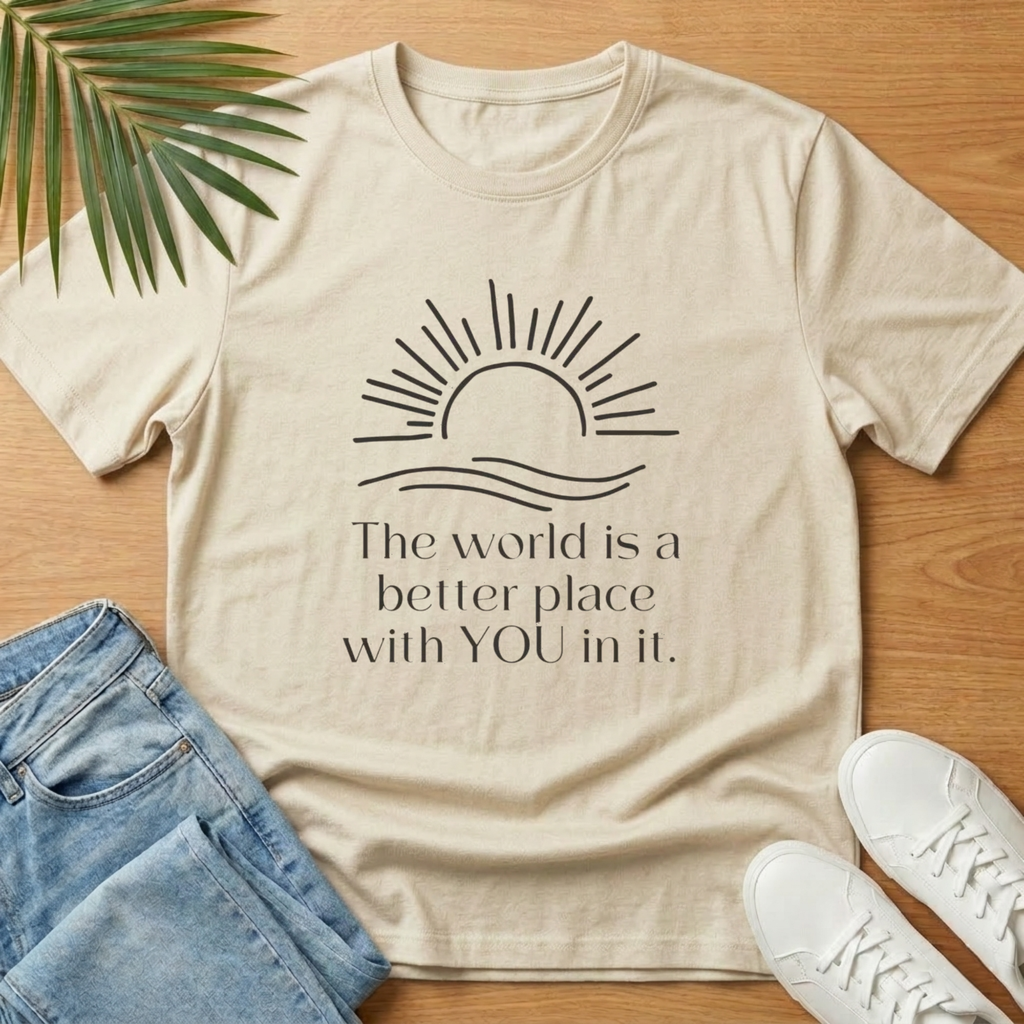 The World is a Better Place With You In It T-Shirt