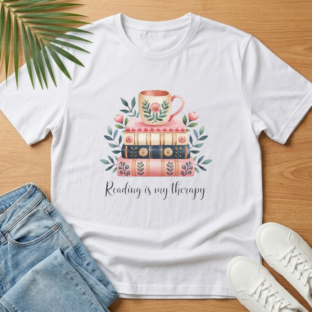 Reading Is My Therapy T-Shirt