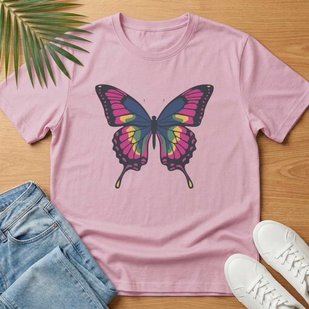 Butterfly Graphic T‑Shirt