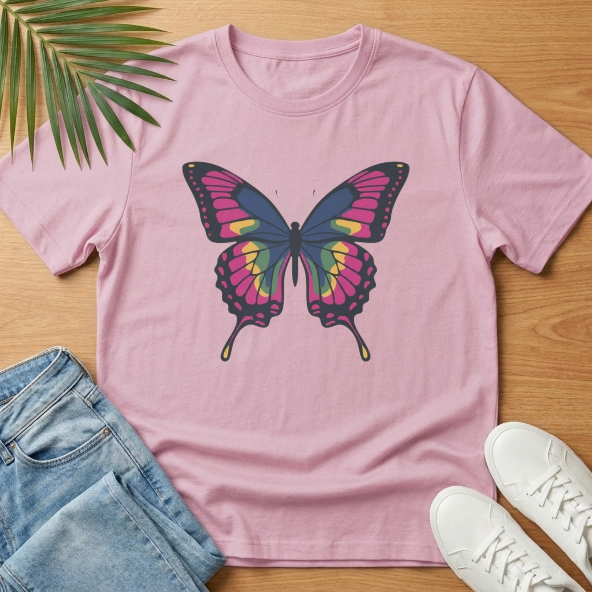 Butterfly Graphic T‑Shirt