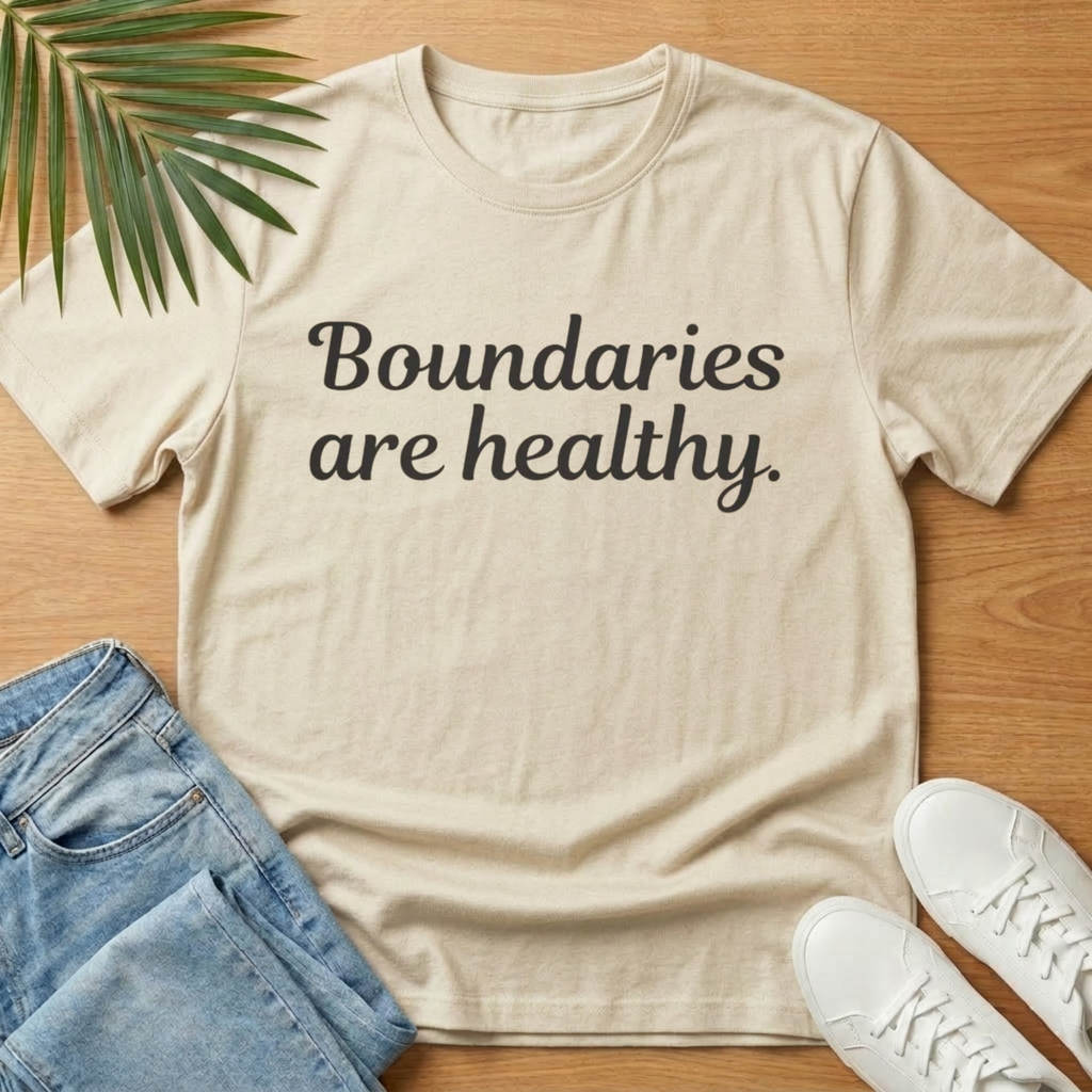 Boundaries Are Healthy T-Shirt