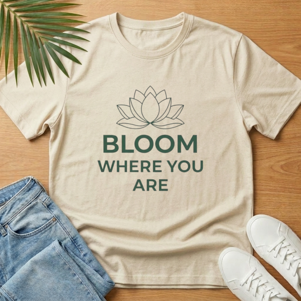 Bloom Where You Are T‑Shirt