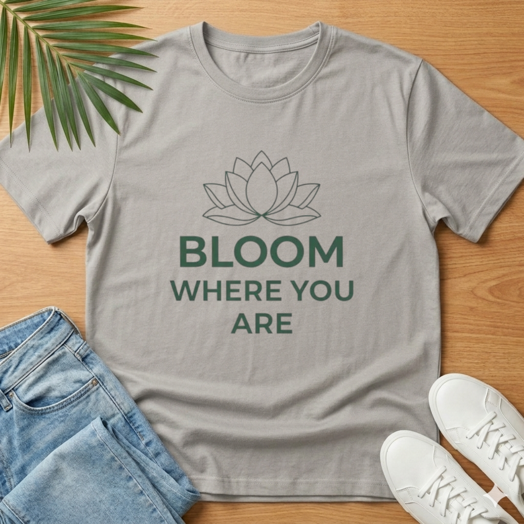 Bloom Where You Are T‑Shirt