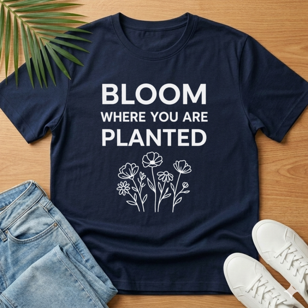 Bloom Where You Are Planted T-Shirt
