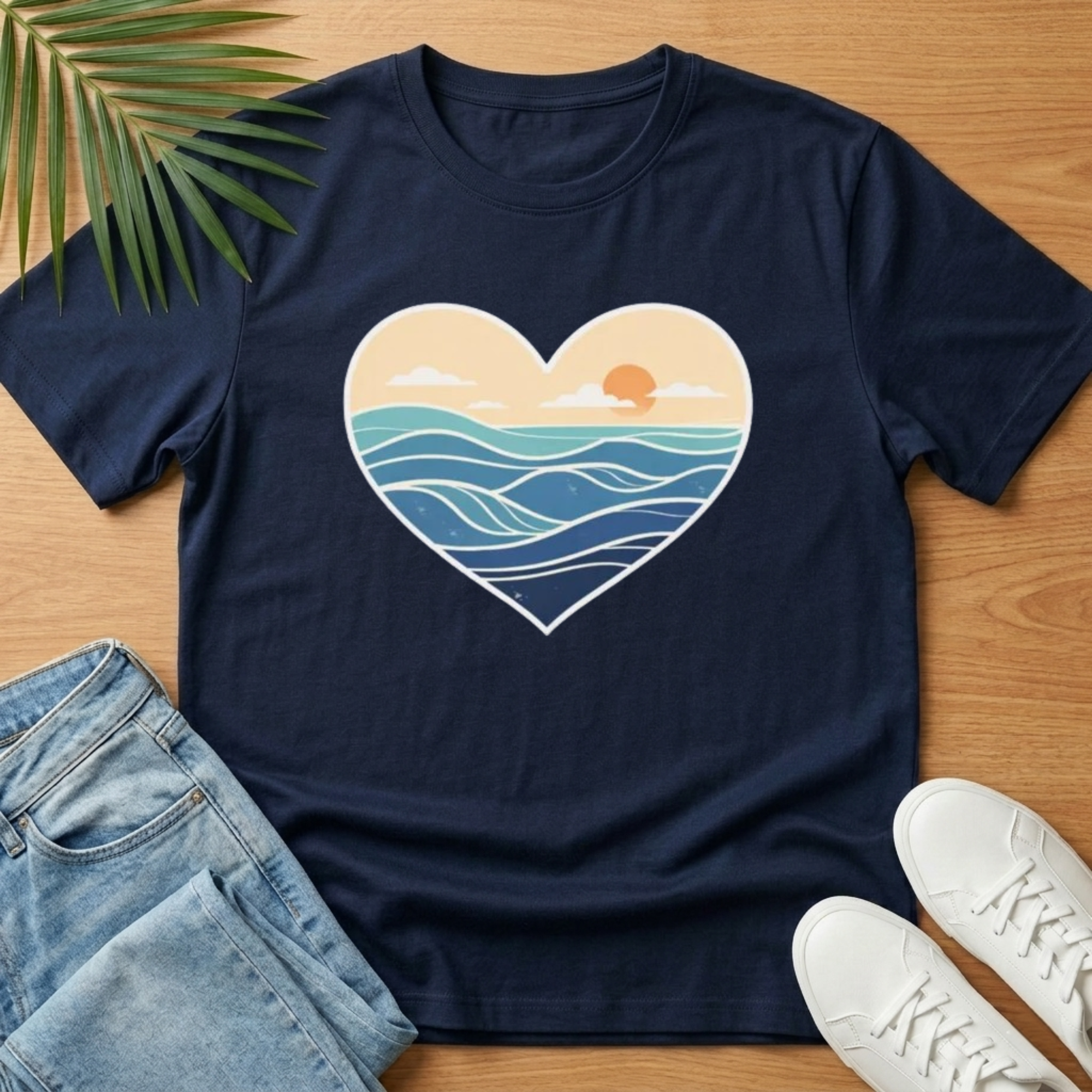 Heart Wave T‑Shirt
