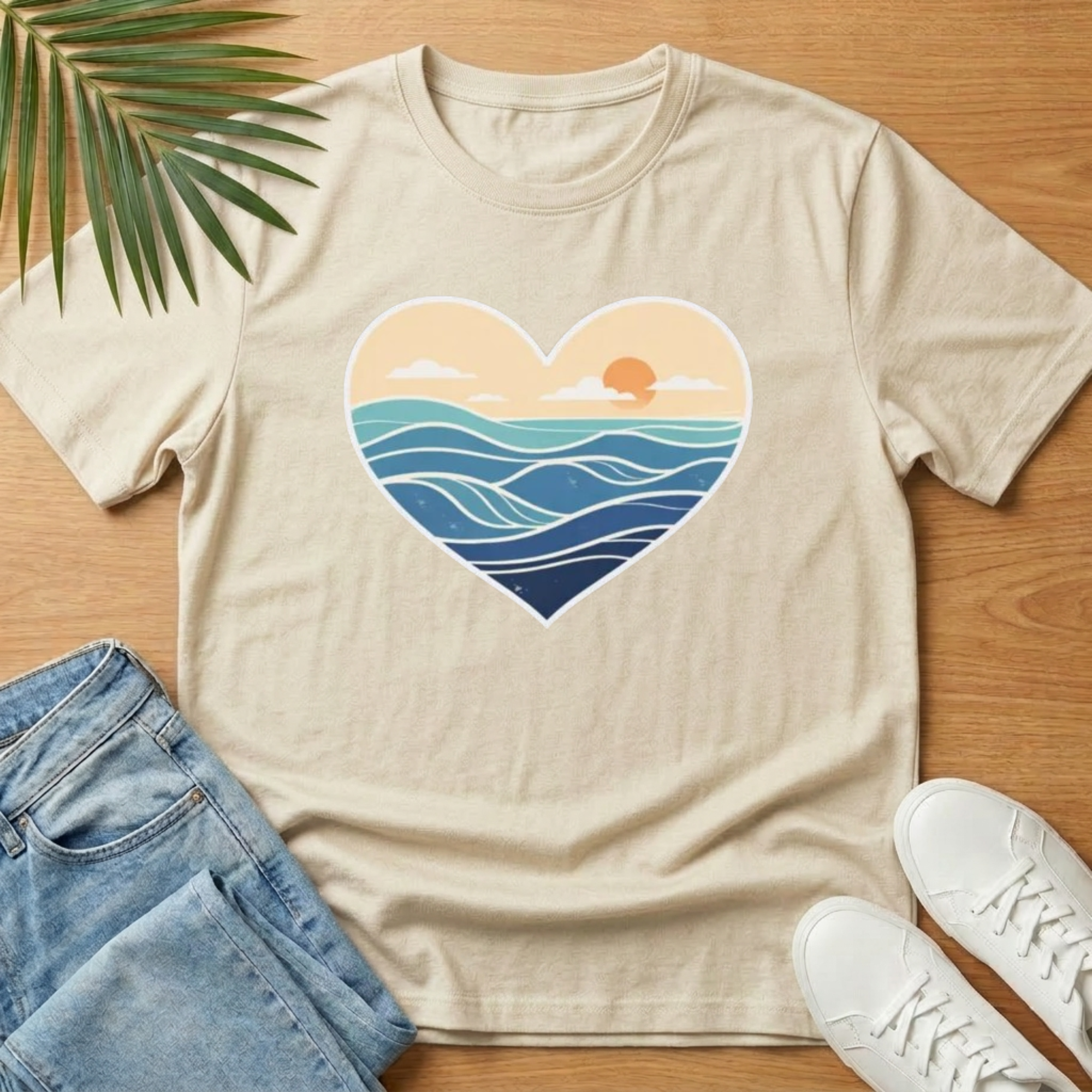 Heart Wave T‑Shirt