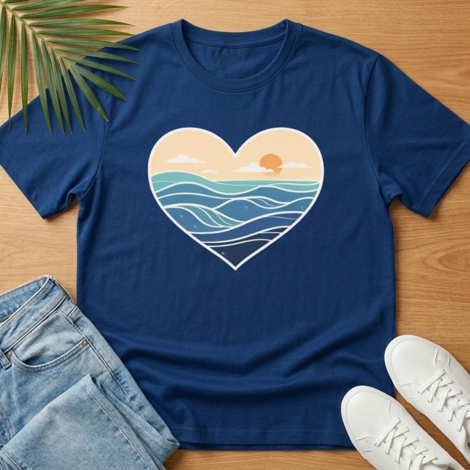 Heart Wave T‑Shirt