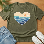 Heart Wave T‑Shirt