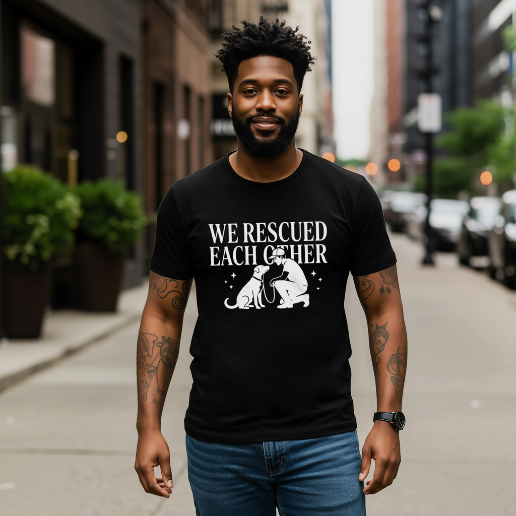 We Rescued Each Other Rescue Dog T-Shirt