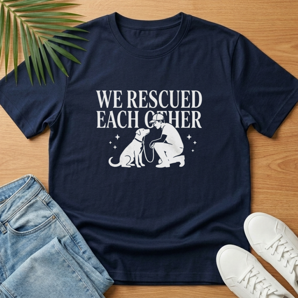 We Rescued Each Other Rescue Dog T-Shirt