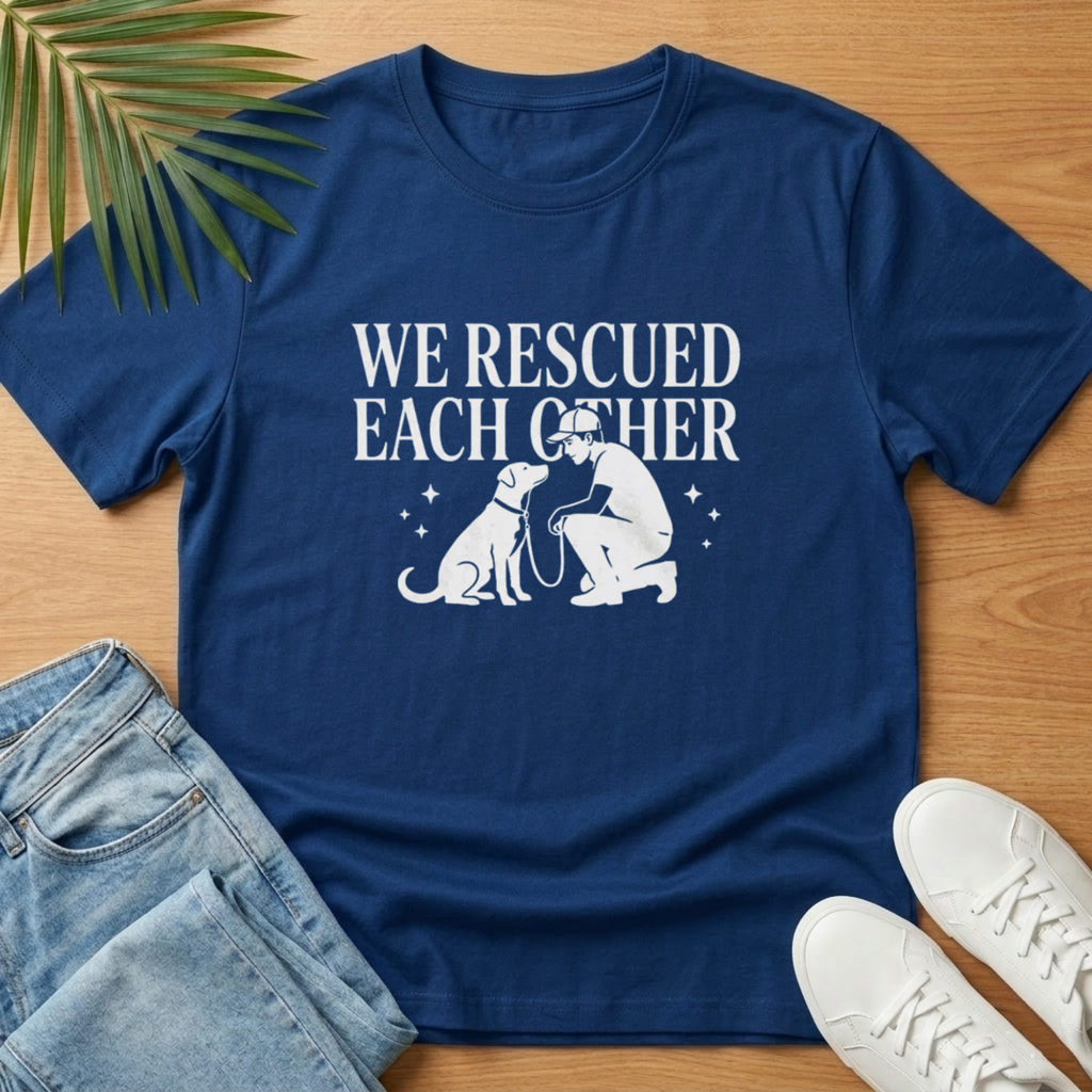 We Rescued Each Other Rescue Dog T-Shirt