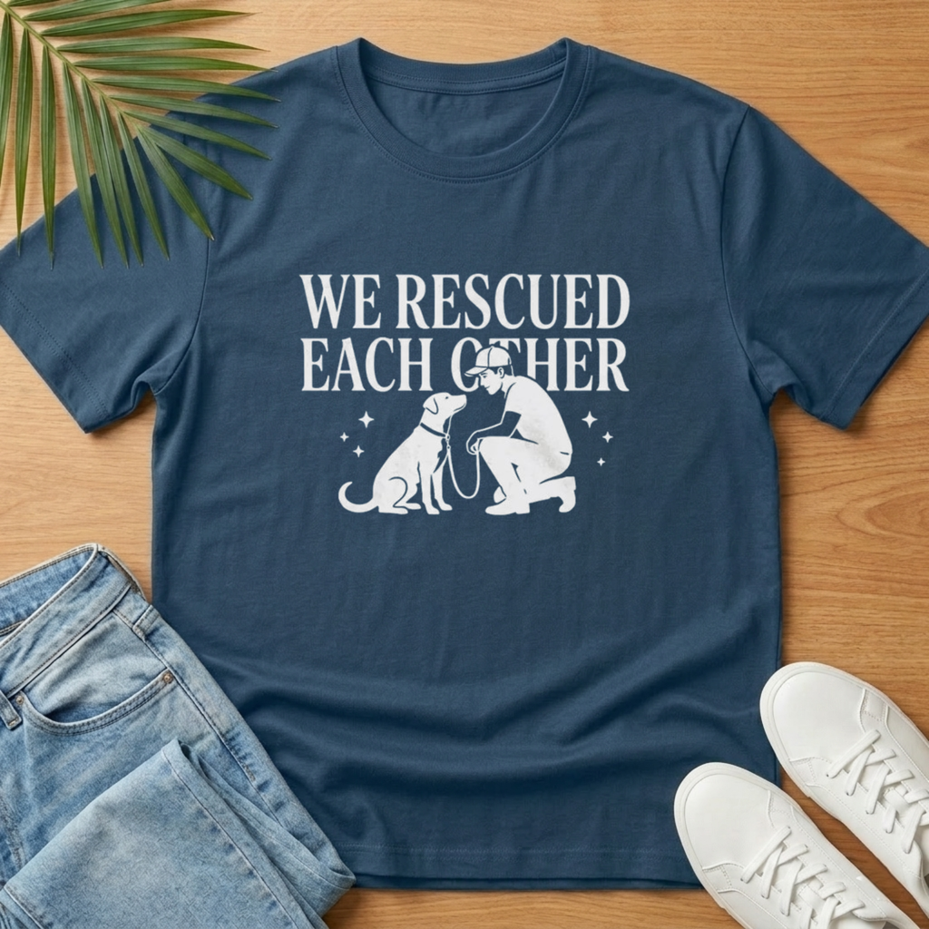 We Rescued Each Other Rescue Dog T-Shirt