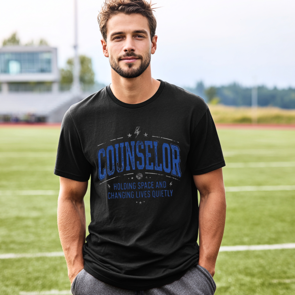 Counselor  — "Holding Space and Changing Lives Quietly" T-Shirt