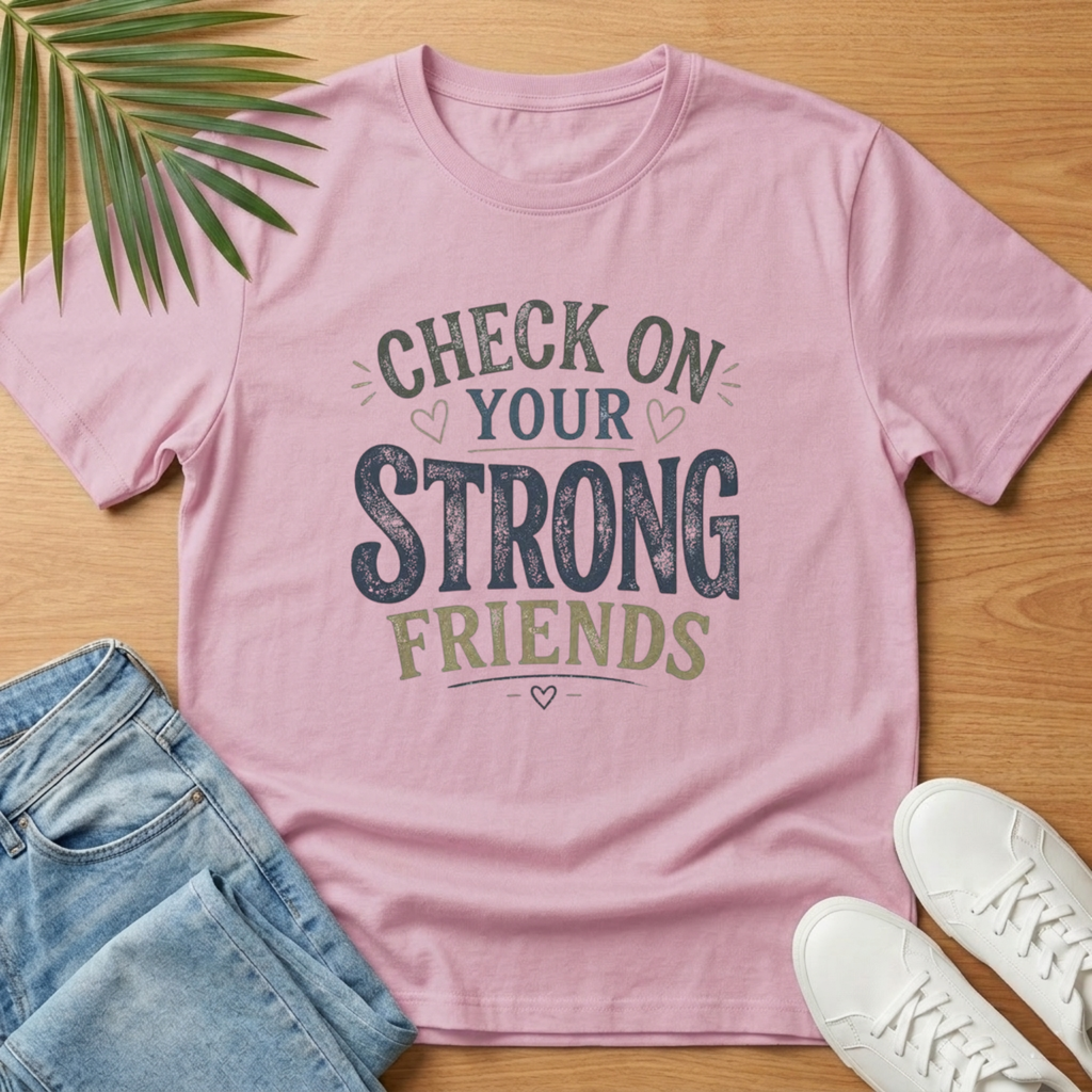 Check On Your Strong Friends T-Shirt