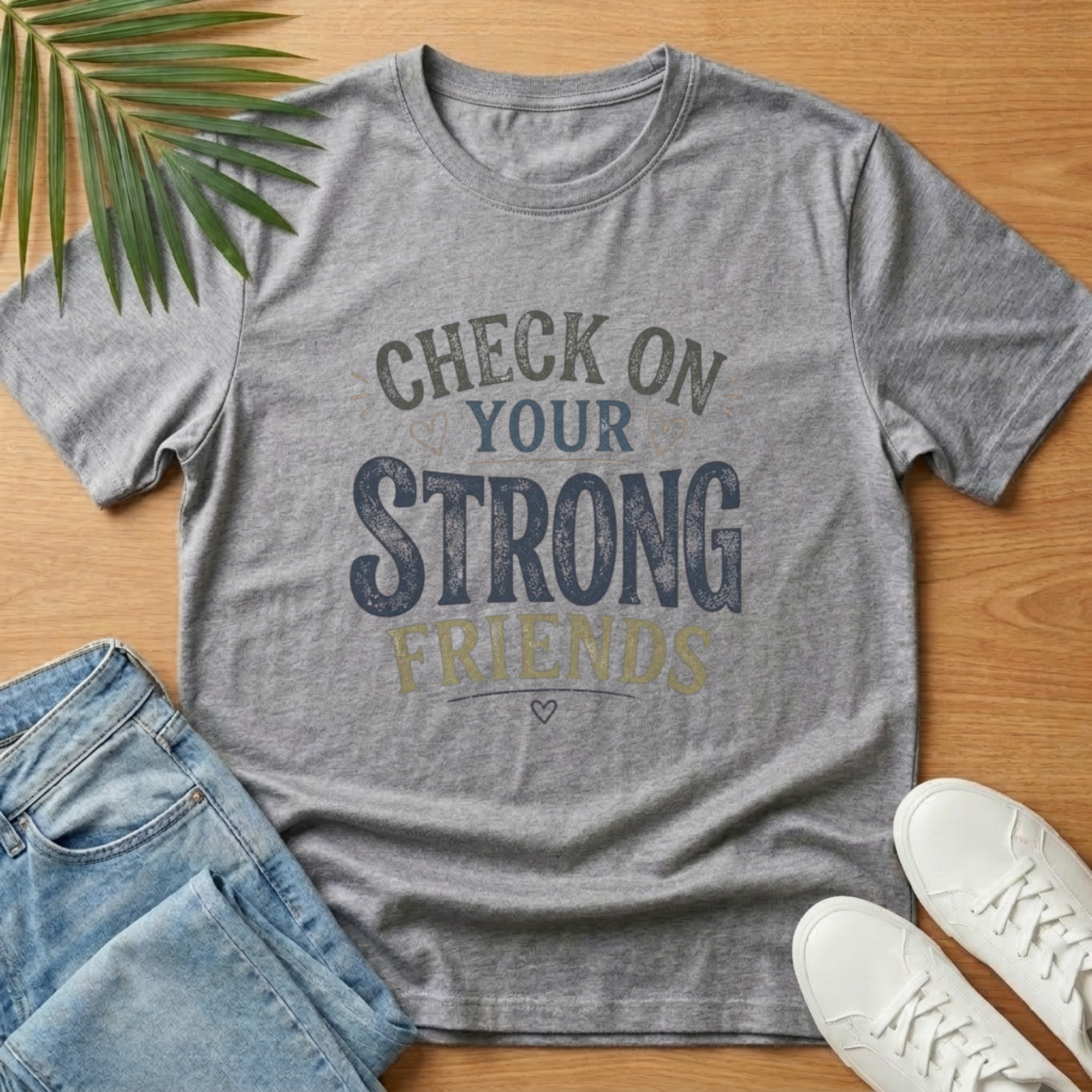 Check On Your Strong Friends T-Shirt