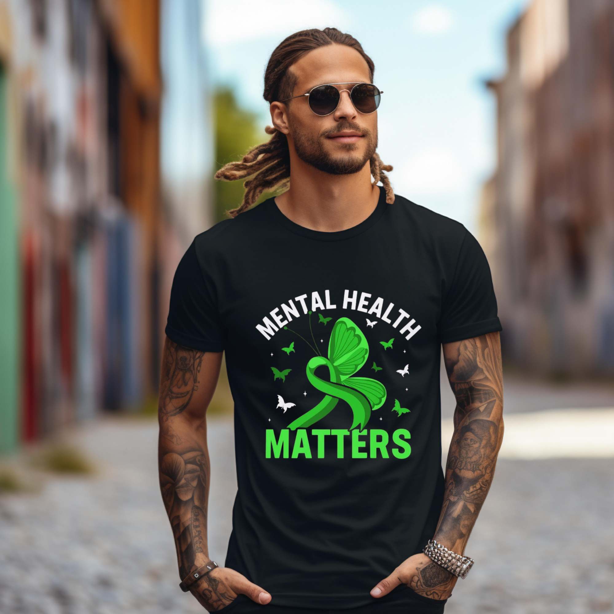 Mental Health Matters Butterfly T-Shirt