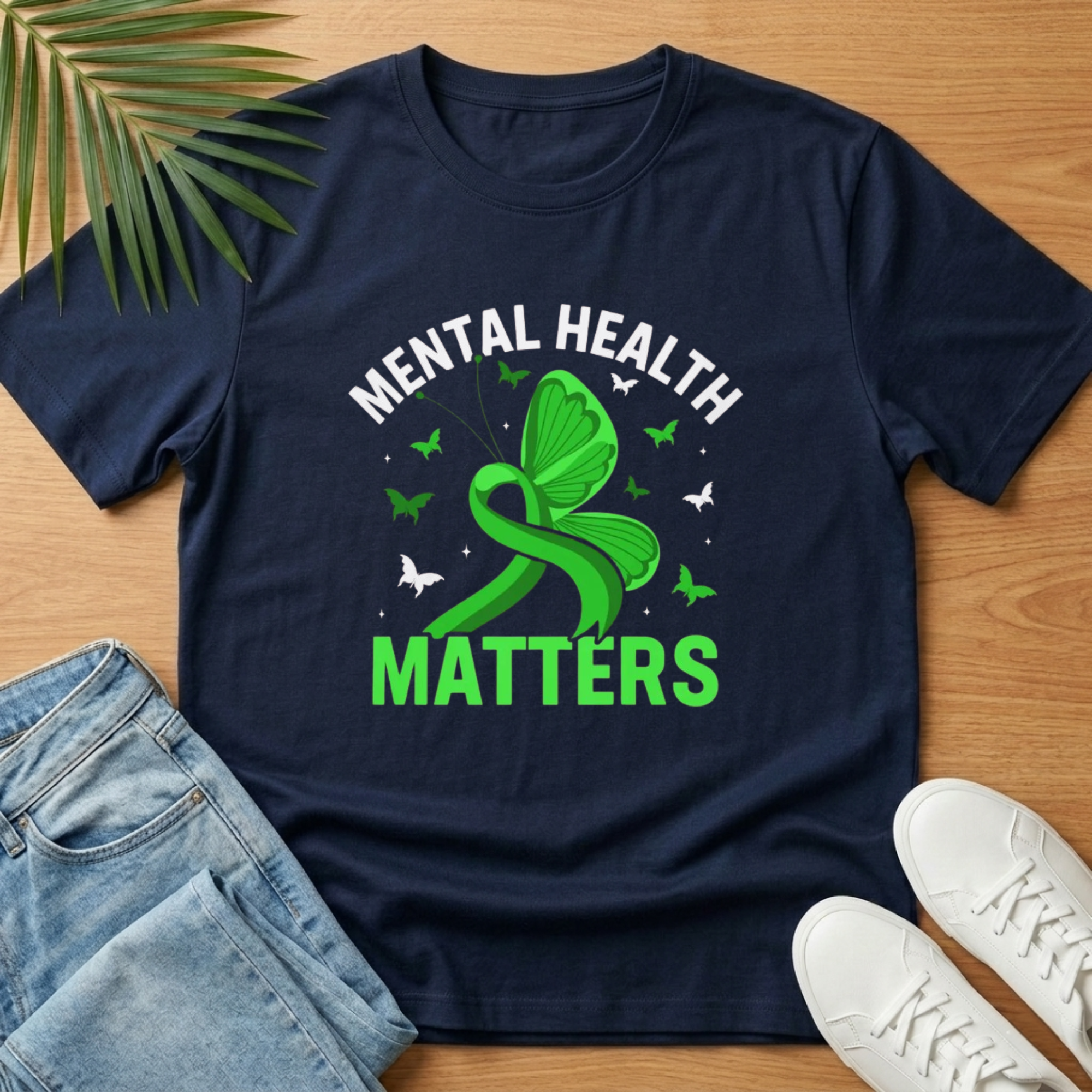 Mental Health Matters Butterfly T-Shirt