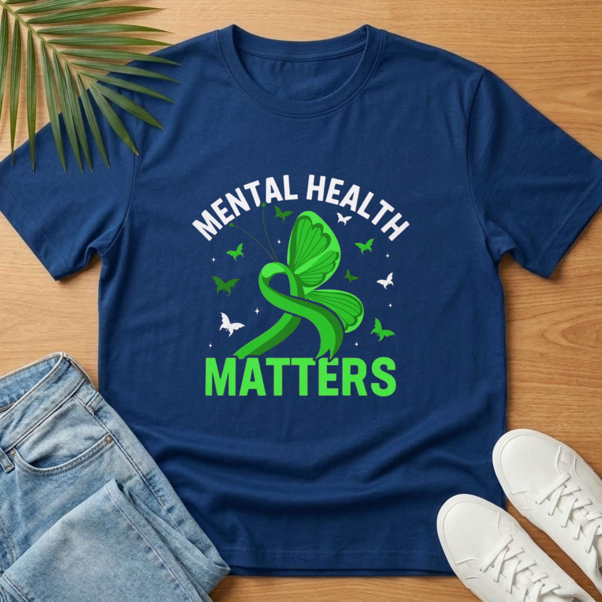 Mental Health Matters Butterfly T-Shirt
