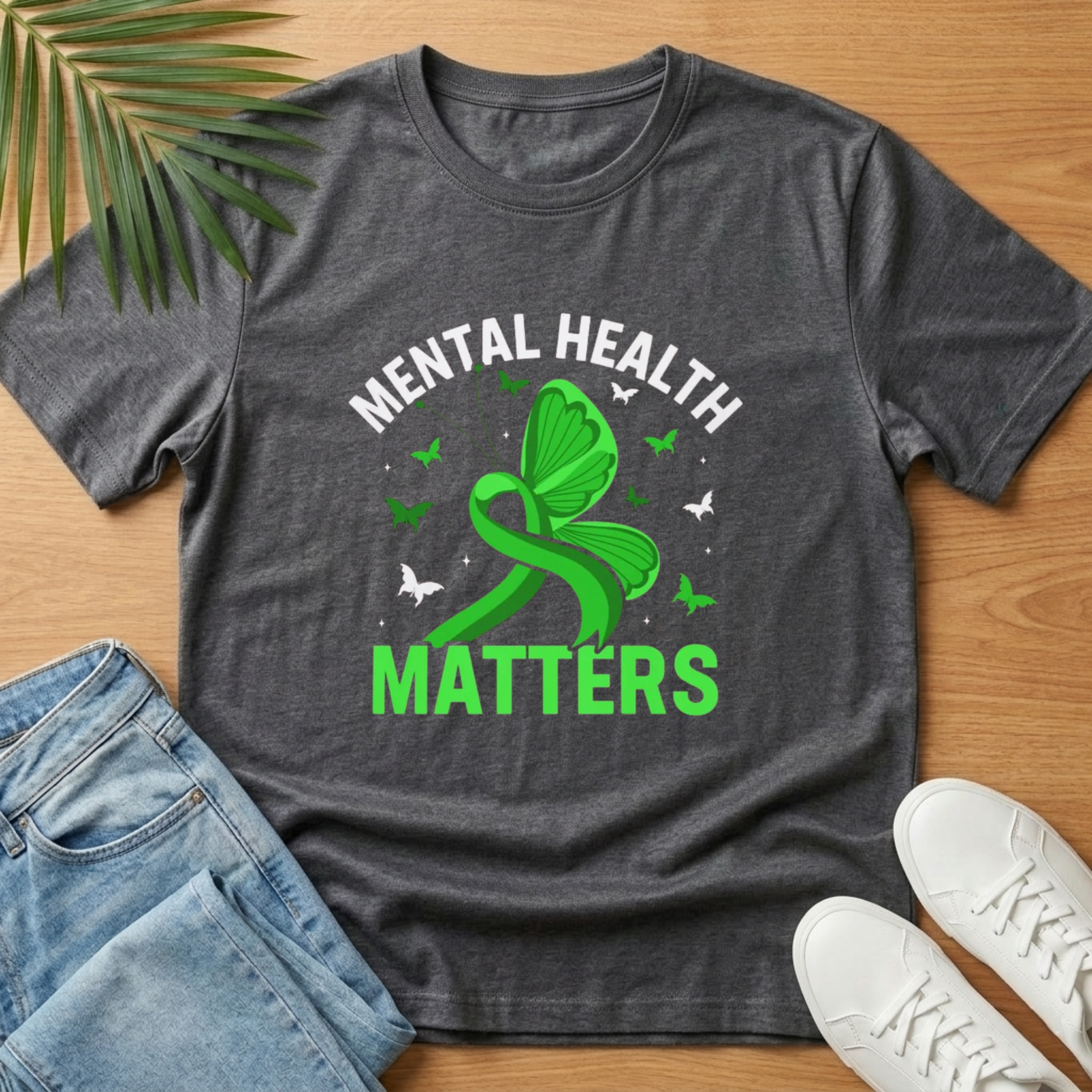 Mental Health Matters Butterfly T-Shirt