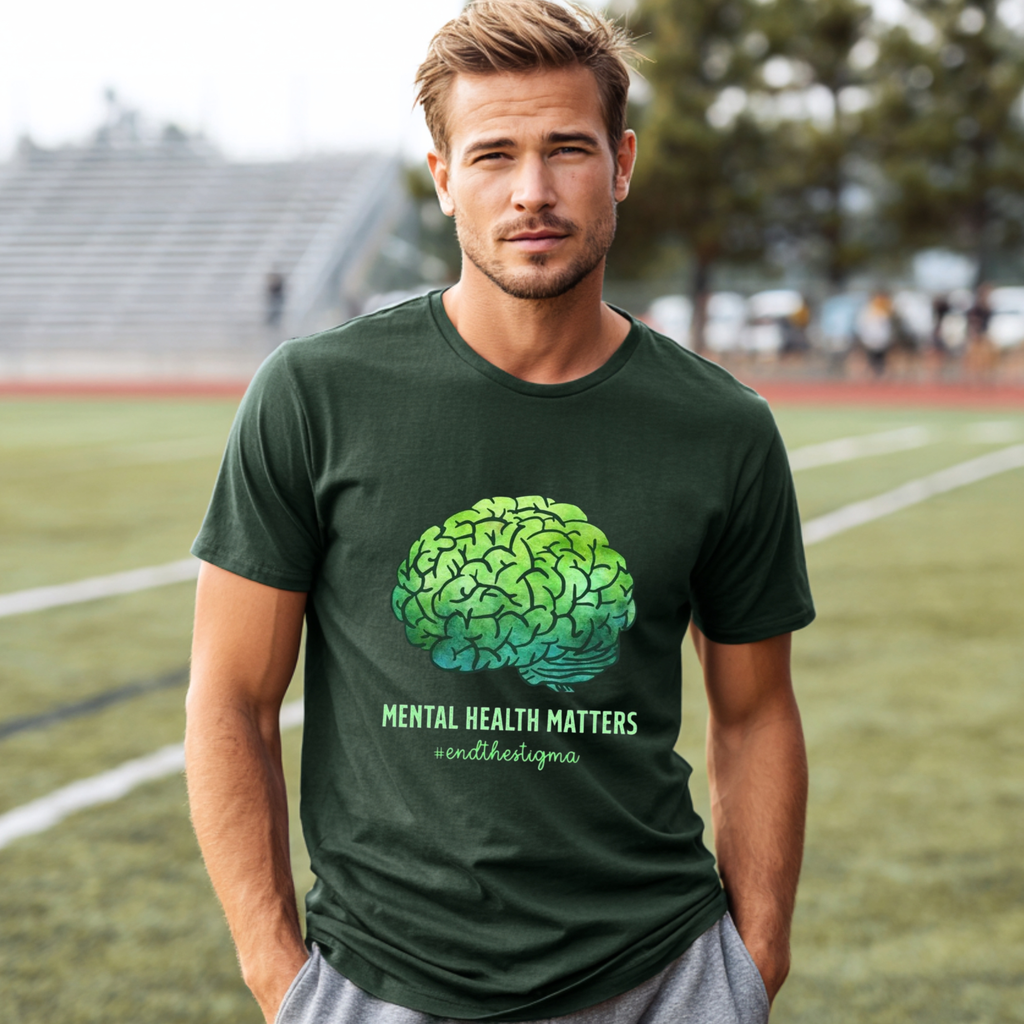 Mental Health Matters (Brain) T-Shirt