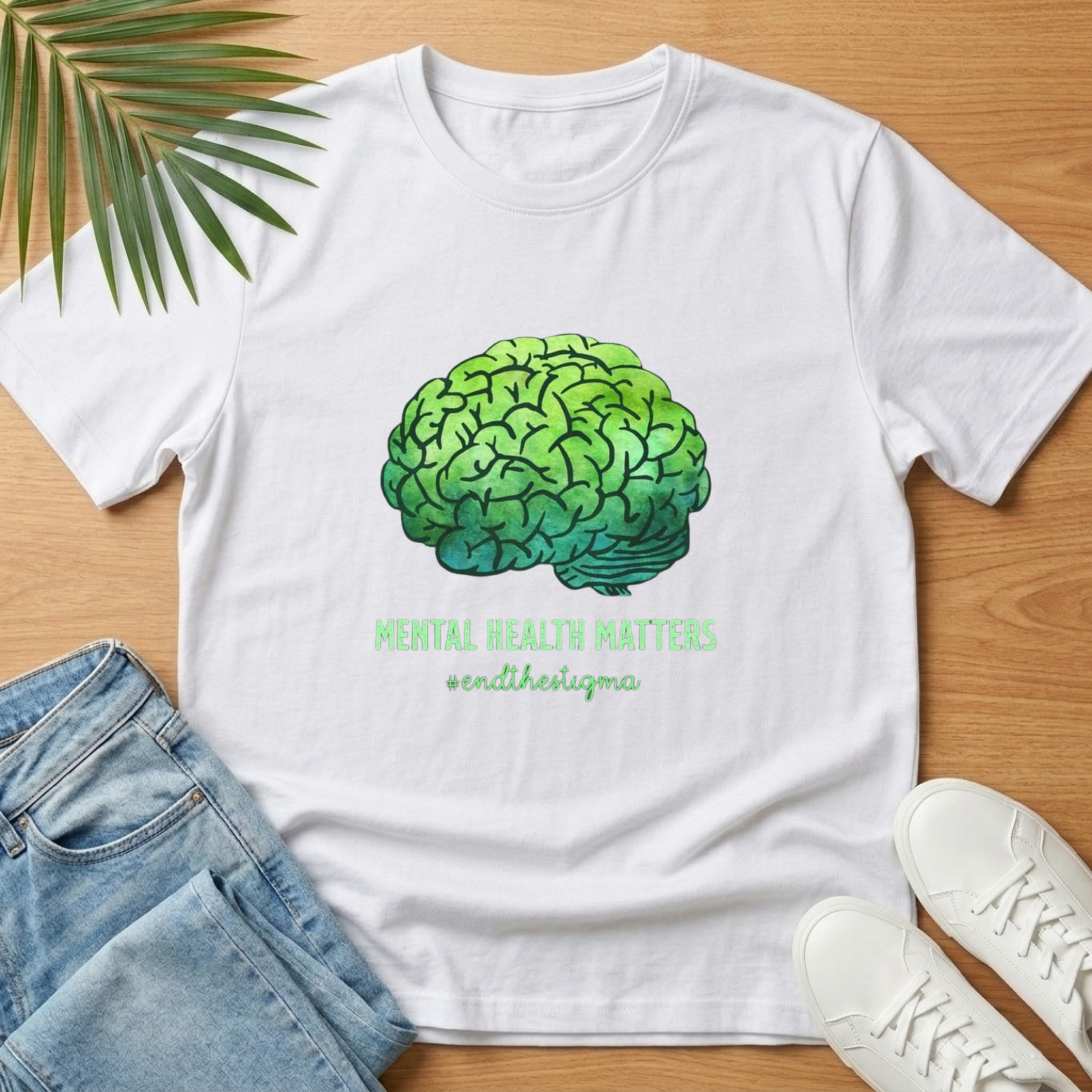Mental Health Matters (Brain) T-Shirt