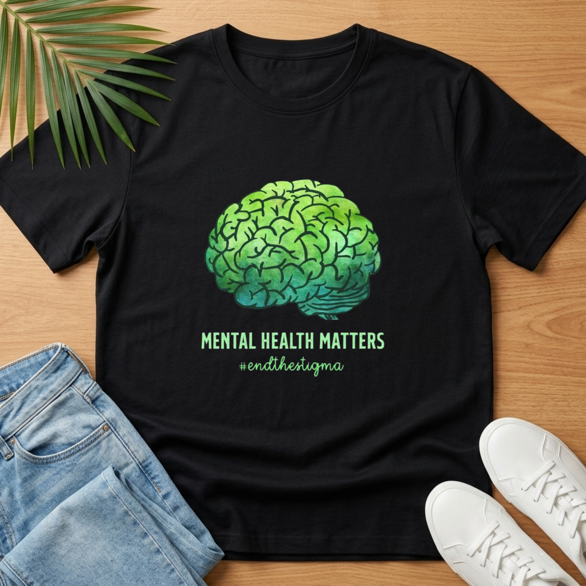 Mental Health Matters (Brain) T-Shirt