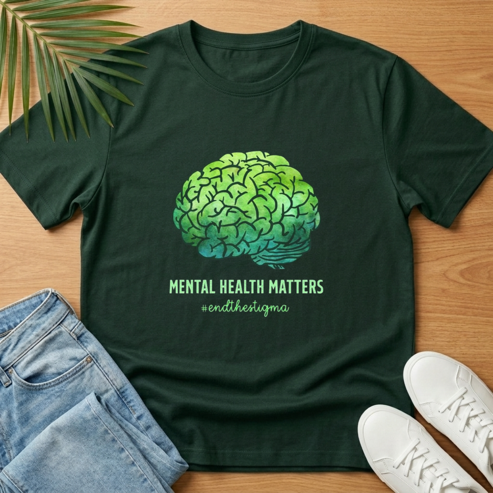 Mental Health Matters (Brain) T-Shirt