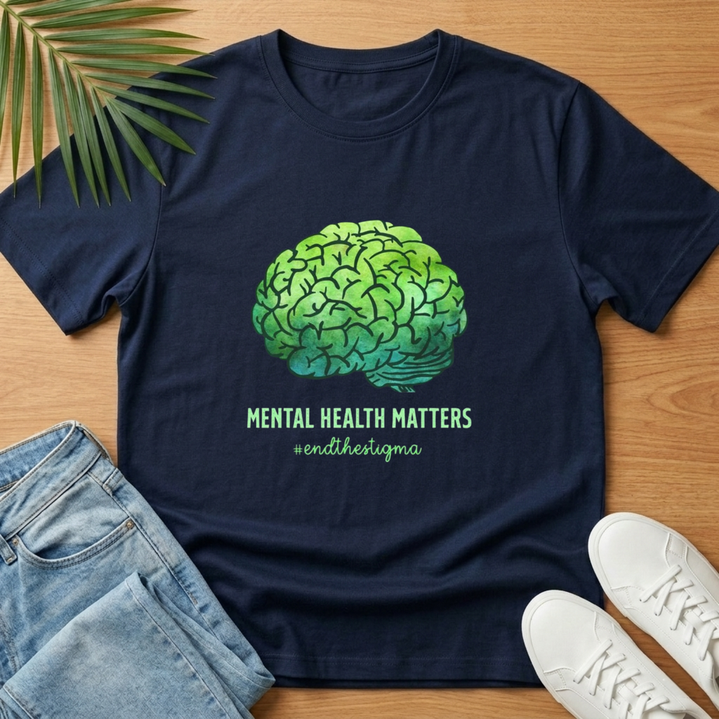 Mental Health Matters (Brain) T-Shirt