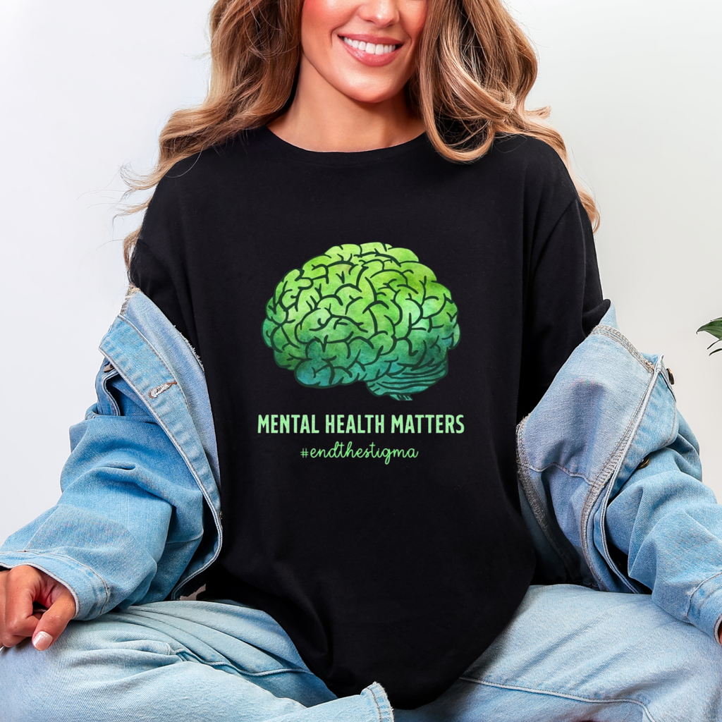 Mental Health Matters (Brain) T-Shirt