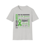 I Wear Green Awareness — Support, Hope & Research T-Shirt