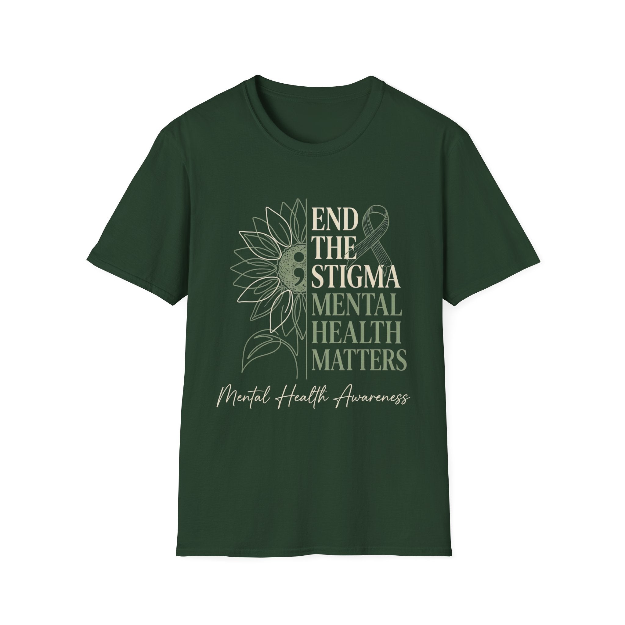 End the Stigma, Mental Health Matters T-Shirt