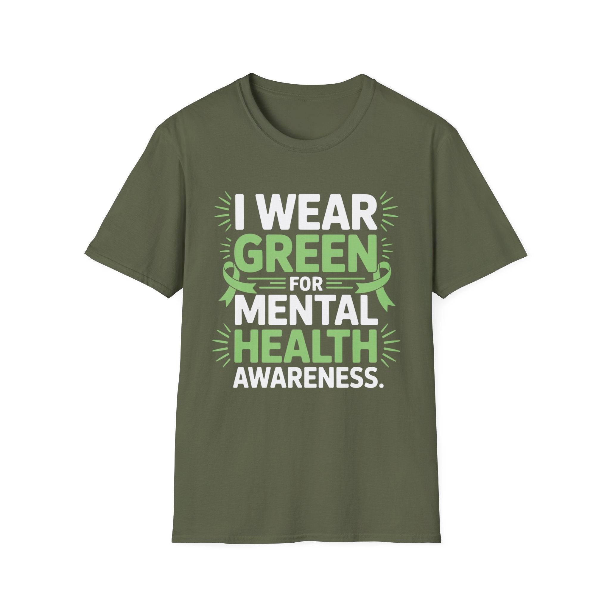I Wear Green for Mental Health Awareness T-Shirt